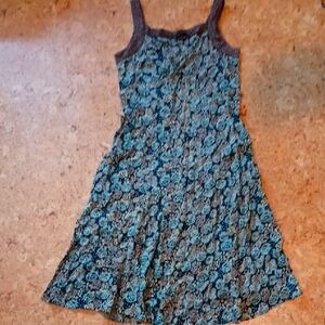 Sleeveless Floral Midi Sundress Size S